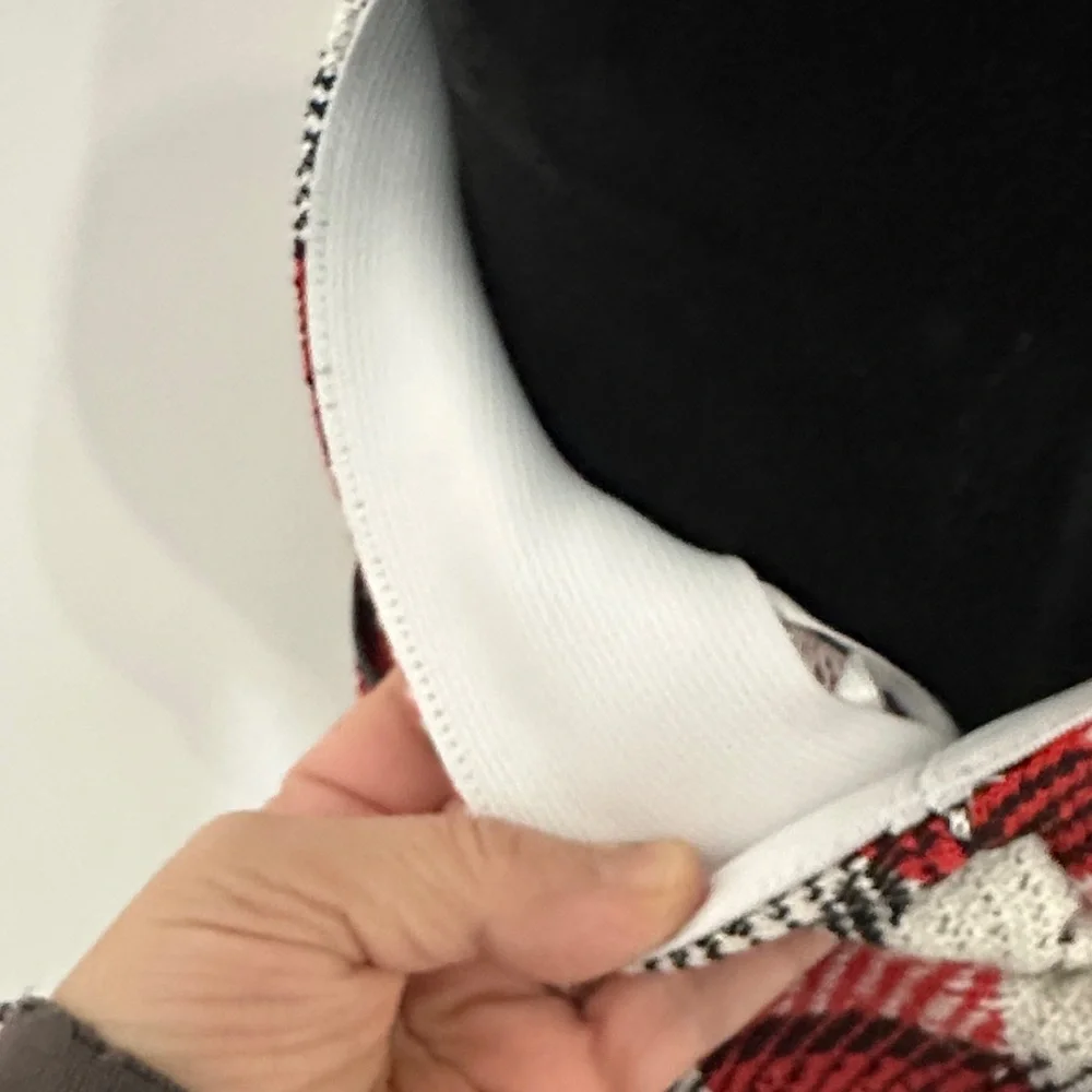 Plaid Red and Black Women's Skirt - Picture 5 of 8